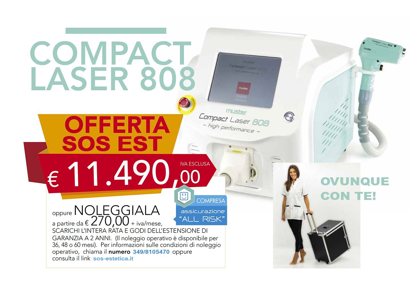 laser al diodo compatto